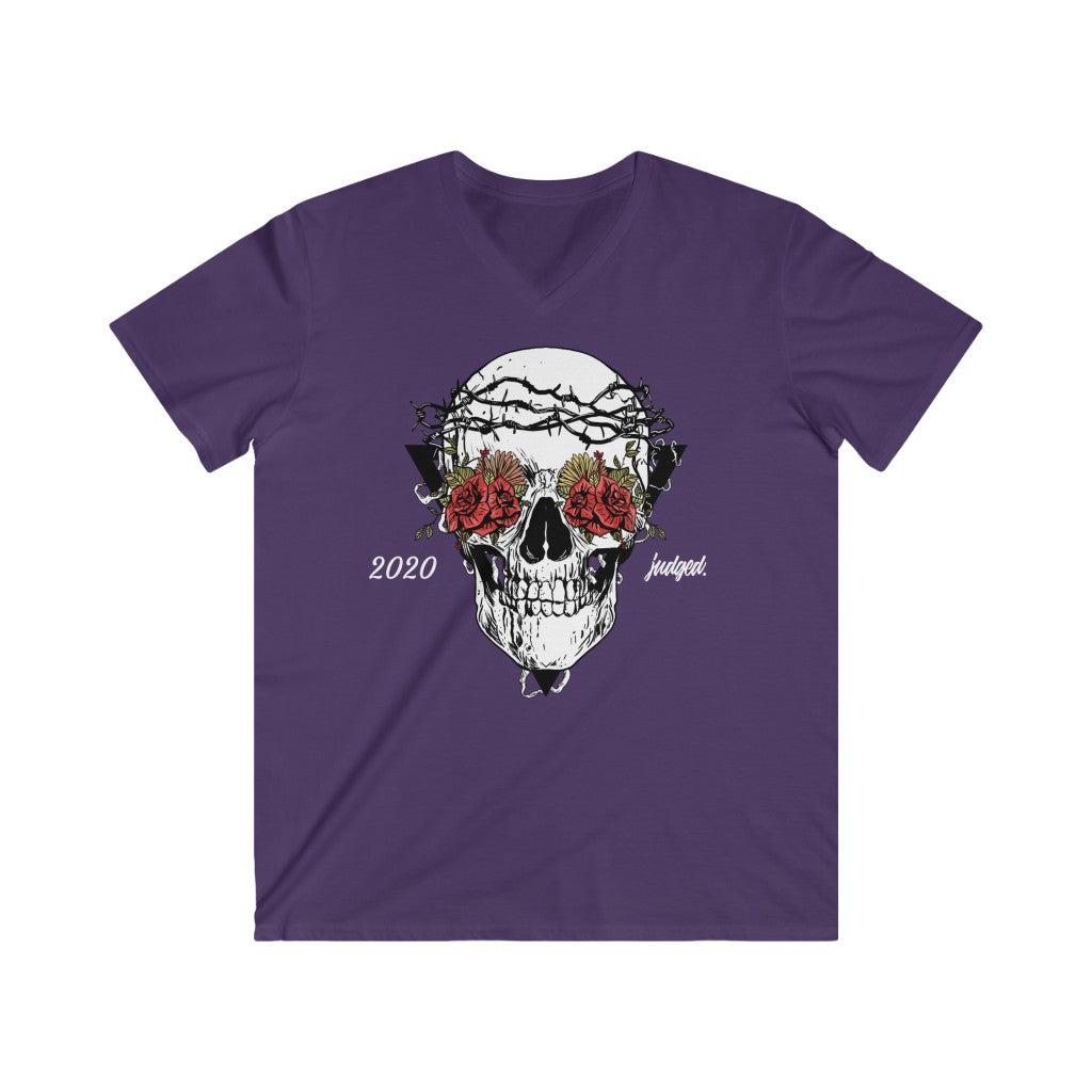 judged. V-Neck Short Sleeve Tee