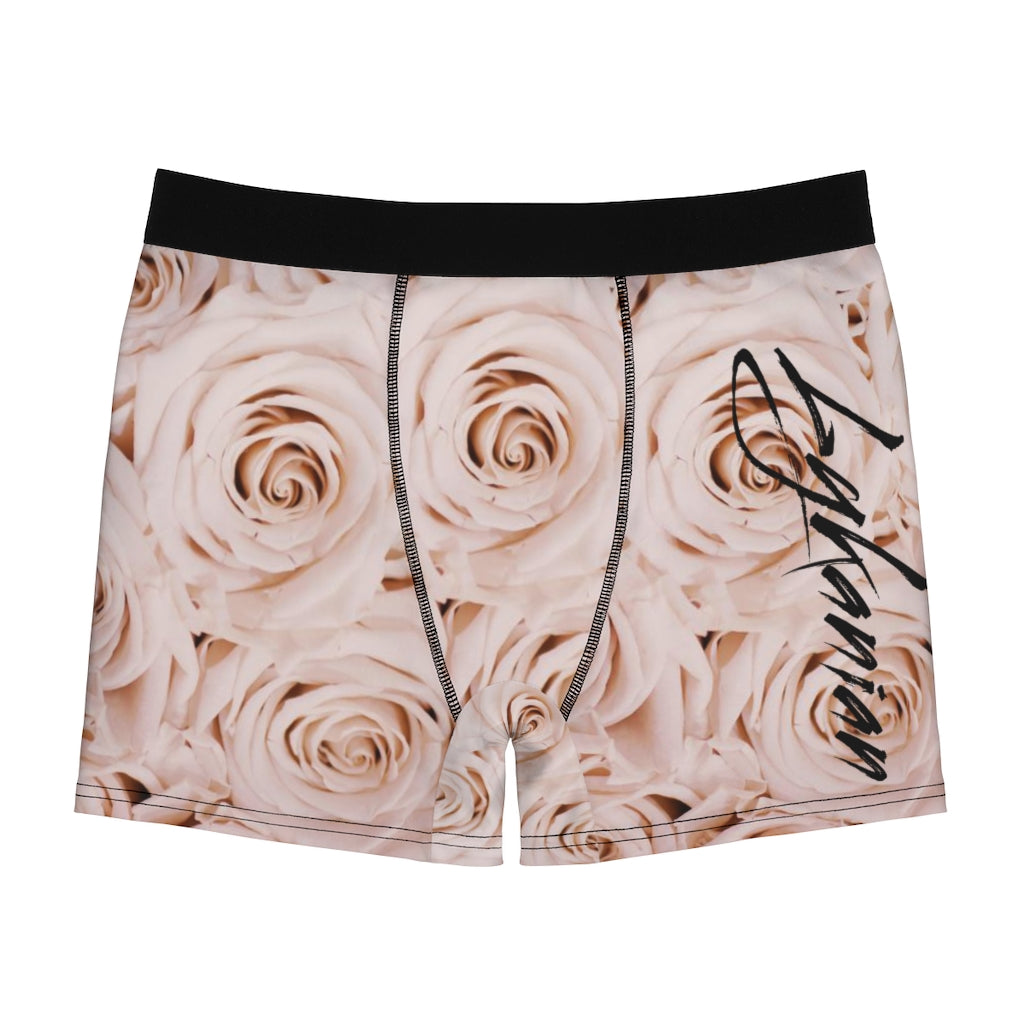 White Roses Boxer Briefs
