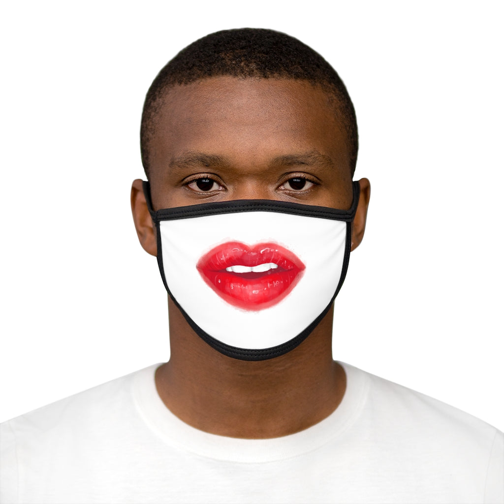 Red Lips Face Mask
