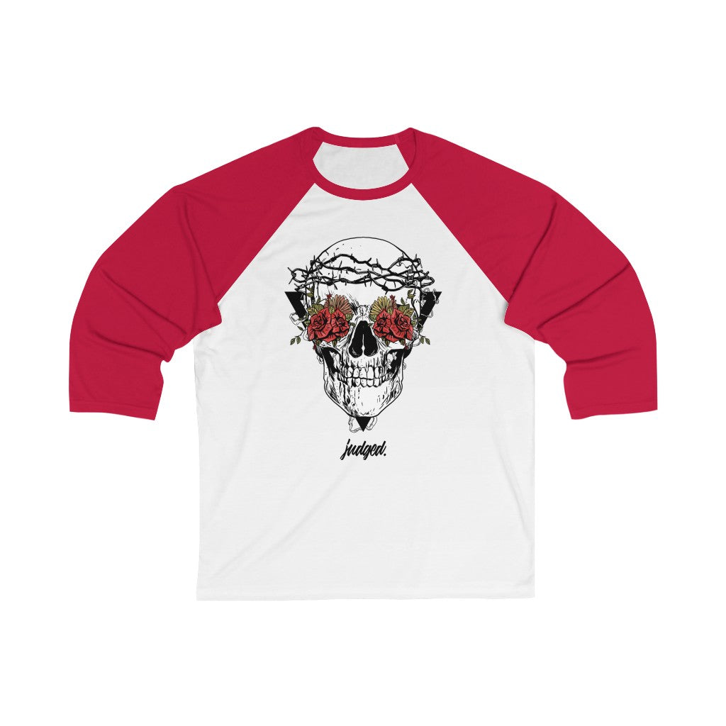 judged. Unisex 3/4 Sleeve Tee