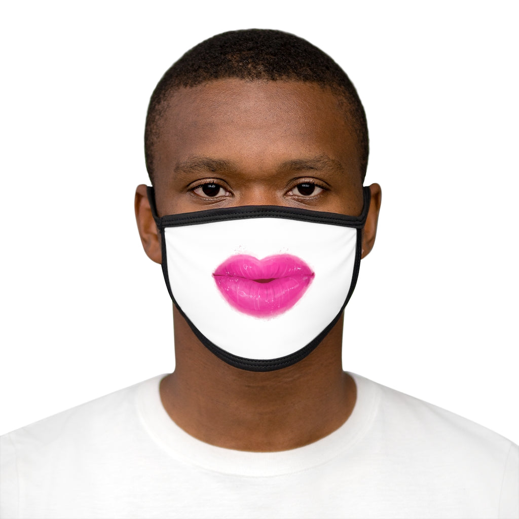 Pink Lips Face Mask