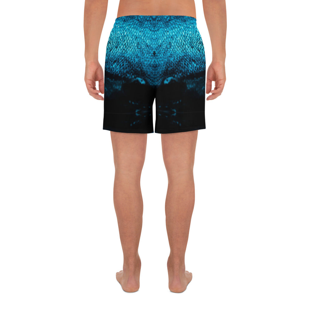 Men's Athletic Long Shorts "Aquarius"