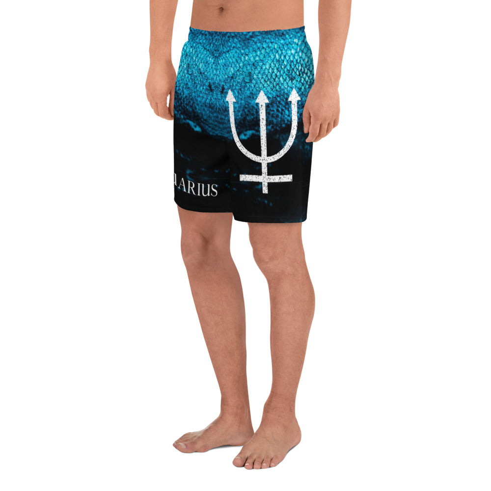 Men's Athletic Long Shorts "Aquarius"