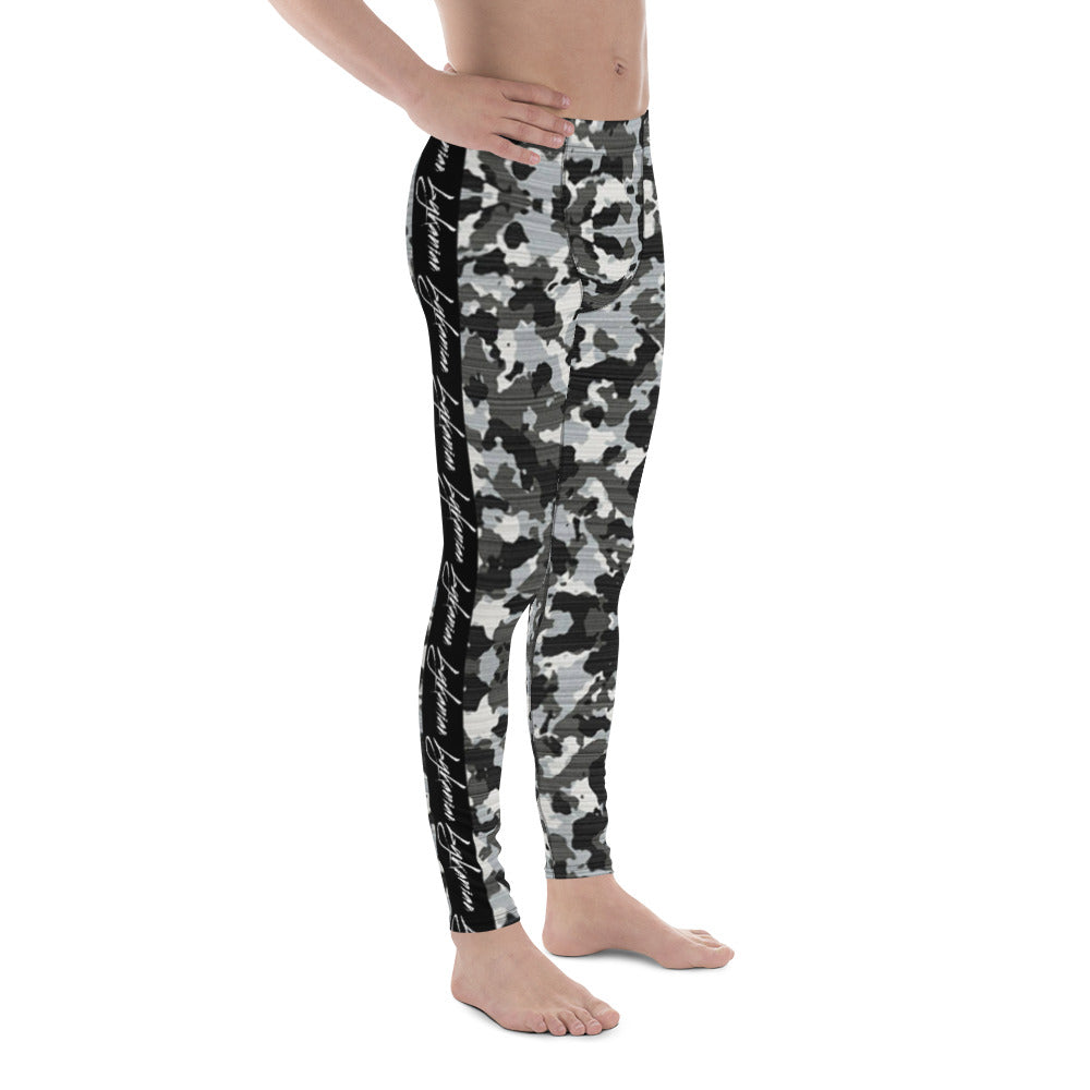 Herren-Leggings Military