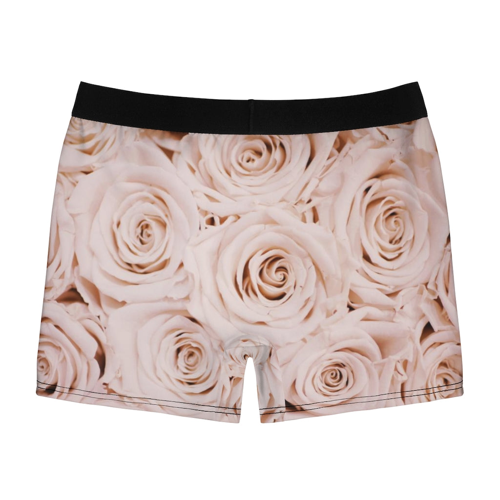 White Roses Boxer Briefs