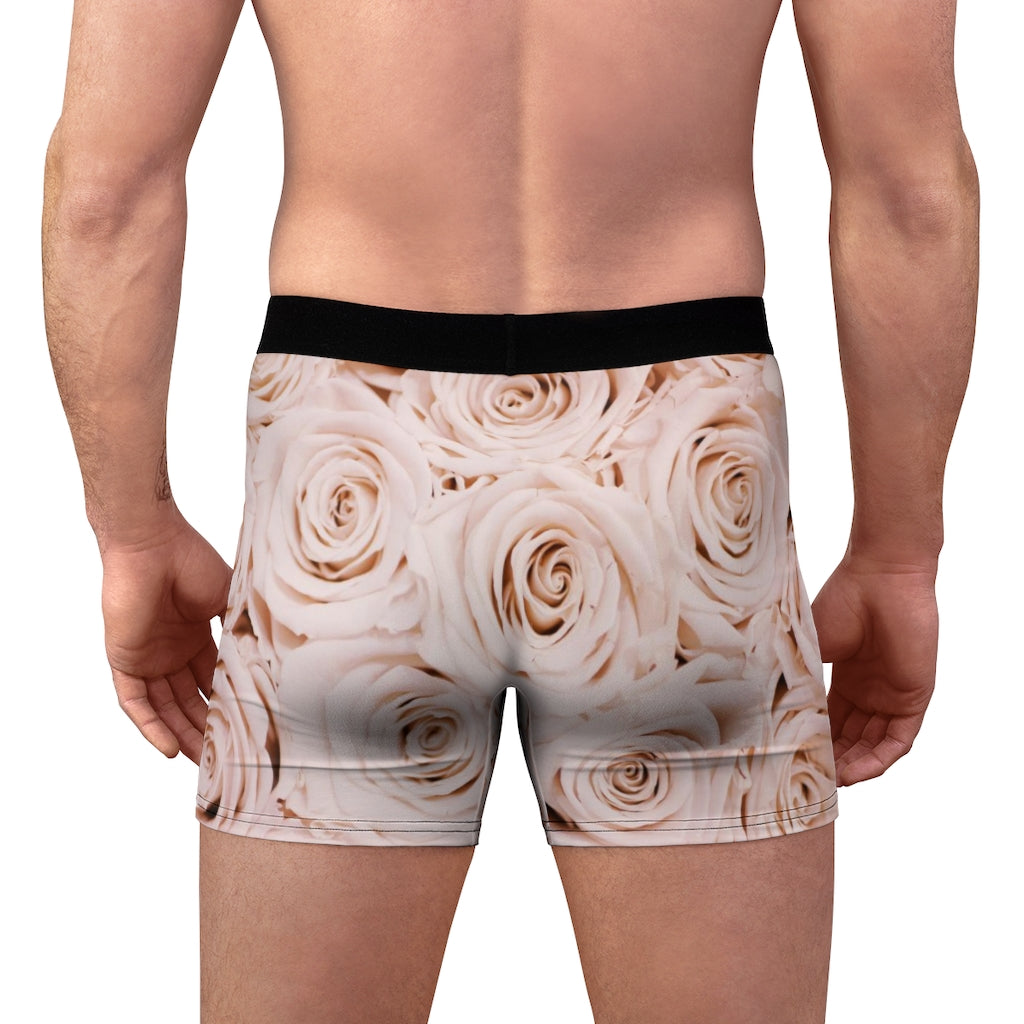 White Roses Boxer Briefs