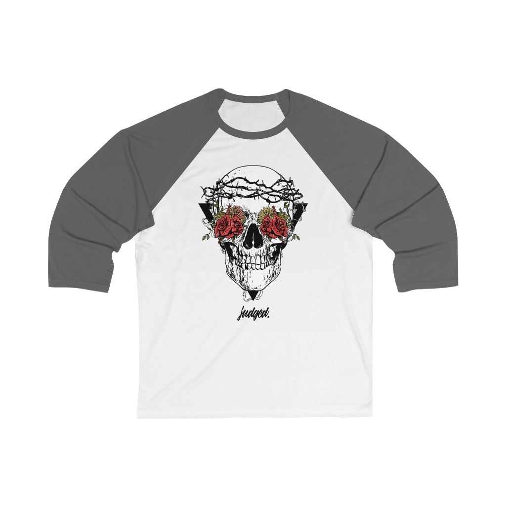 judged. Unisex 3/4 Sleeve Tee