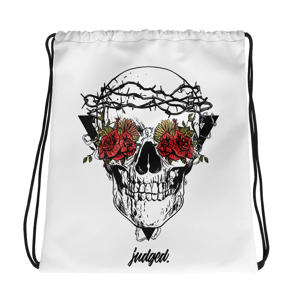 judged. Drawstring bag