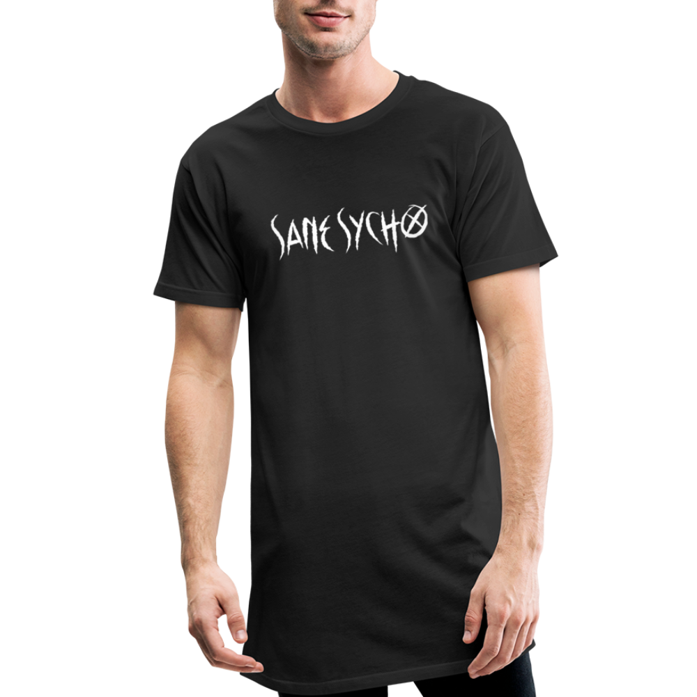 Urban Longshirt "SANE SYCHO" - Schwarz
