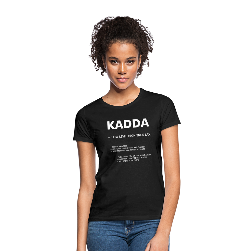 Kadda Frauen T-Shirt - Schwarz