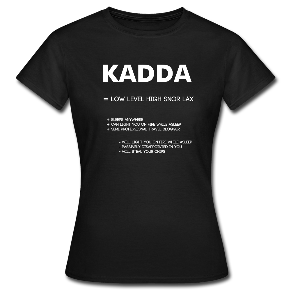 Kadda Frauen T-Shirt - Schwarz