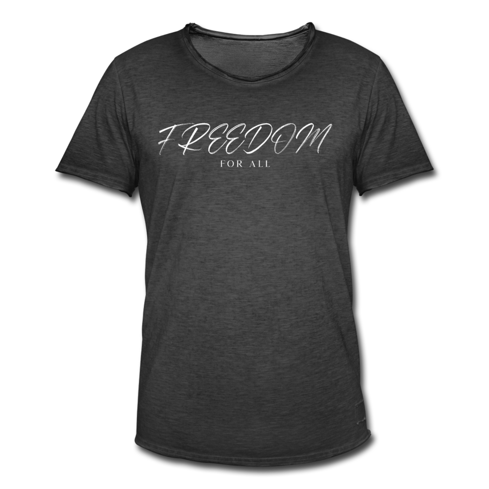 Freedom Shirt Boys - Vintage Schwarz