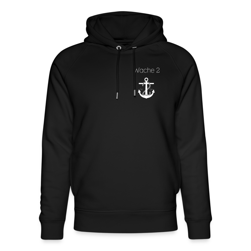 Unisex Hoodie Wache 2 - Schwarz