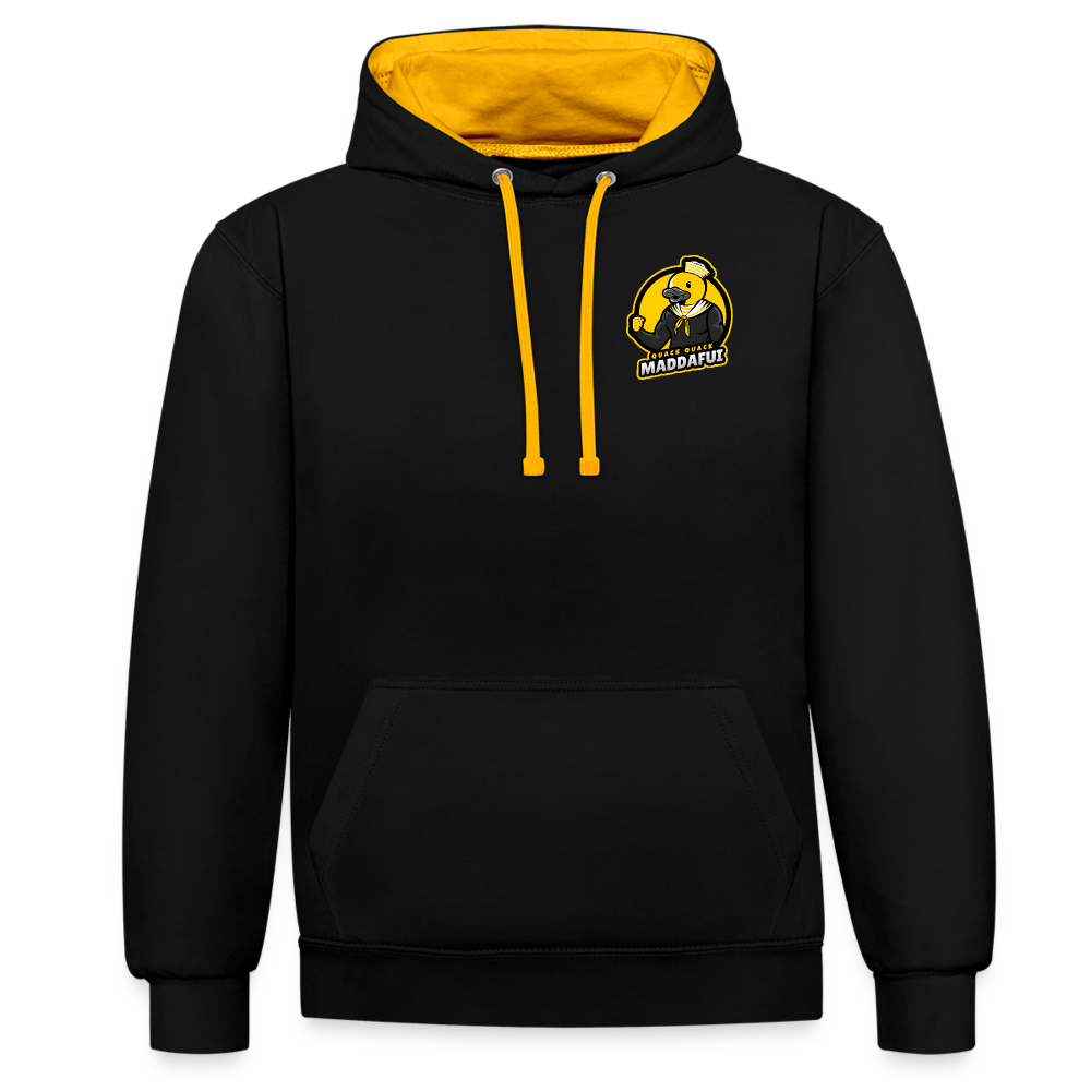 Quack Quack Maddafui Hoodie - Schwarz/Gold