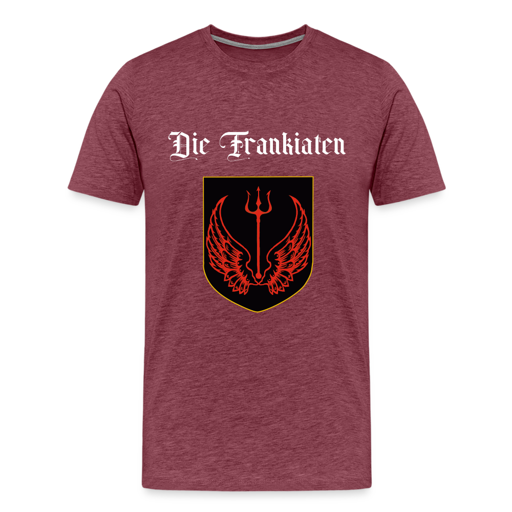 Frankiaten T-Shirt - Bordeauxrot meliert