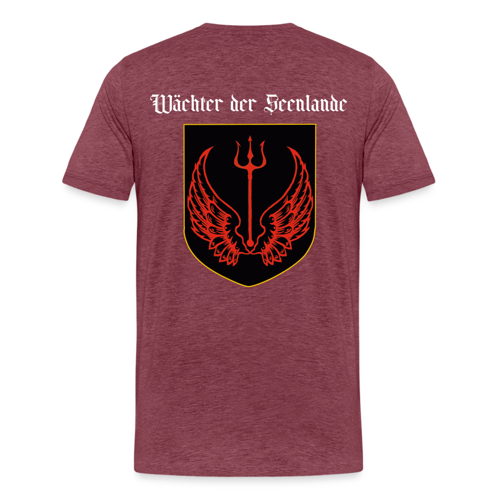 Frankiaten T-Shirt - Bordeauxrot meliert