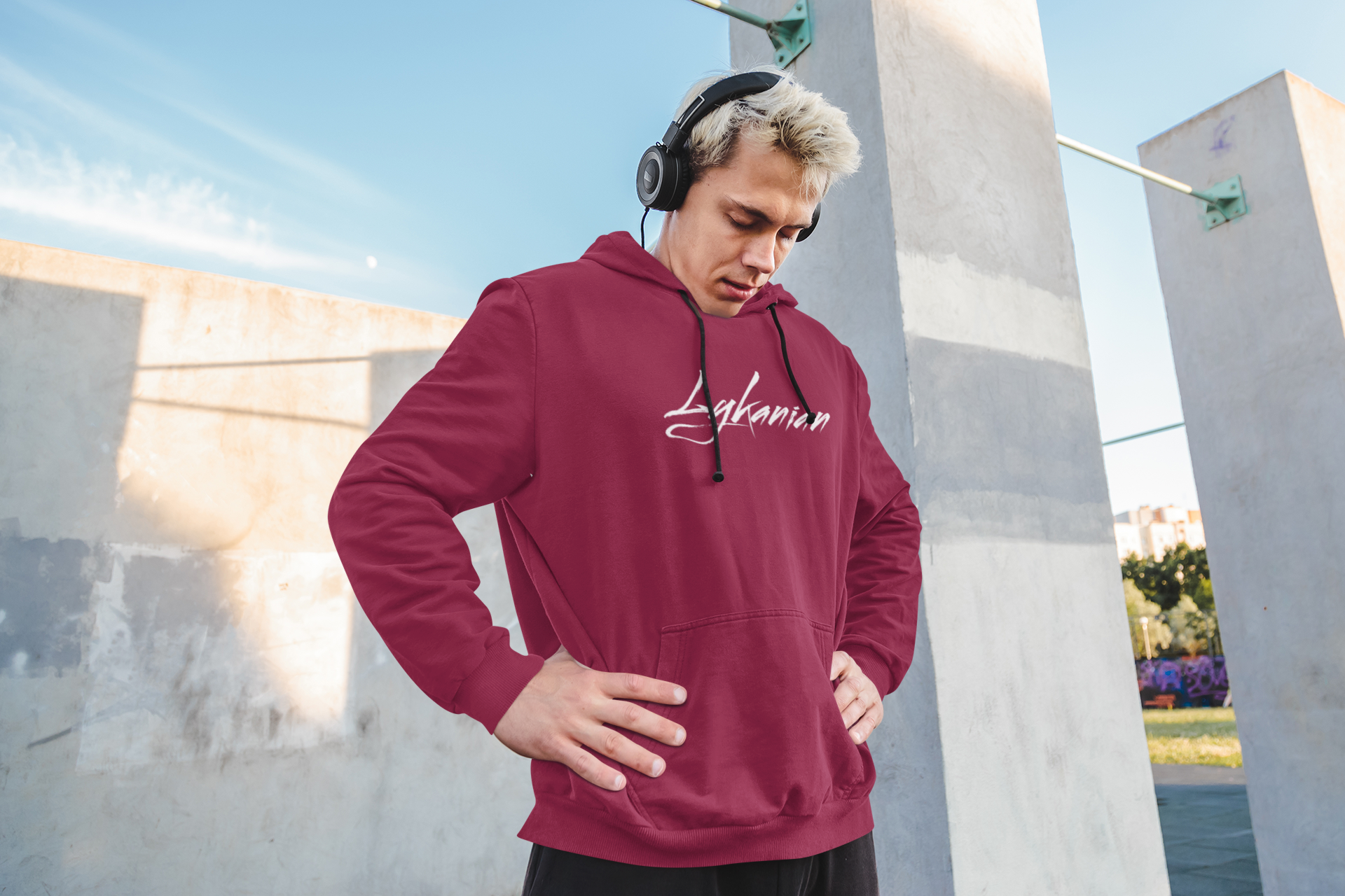 Contrast Colour Hoodie Unisex